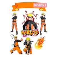 Topo De Bolo Naruto Em 3d - T SANTOS ARTES. - Topo de Bolo - Magazine Luiza